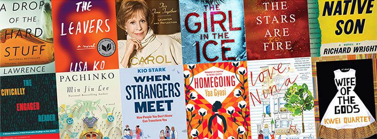Authors & Books May/June 2018 Book Covers for Group Discussions