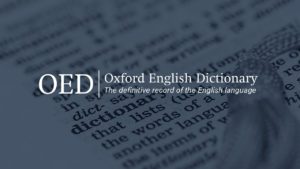 Oxford English Dictionary