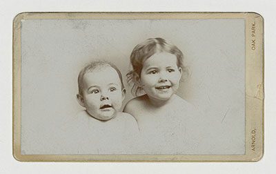 Ernest and Marcelline baby portrait