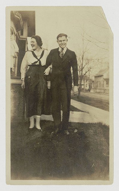 Ernest and Marcelline Hemingway, 1918