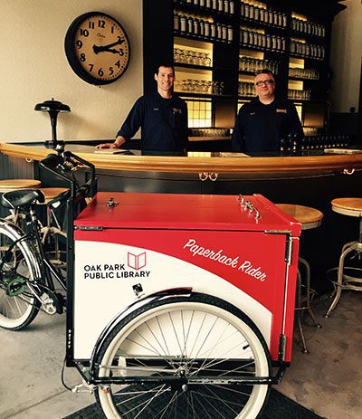 Book Bike inside Kinslahger Brewing Company