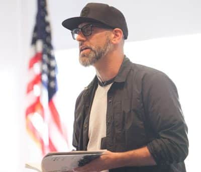 Kevin Coval at One Book appearance