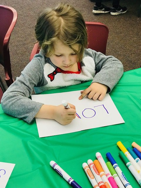 Child coloring