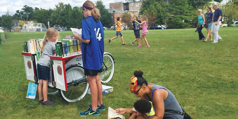 Book Bike at Barrie Park