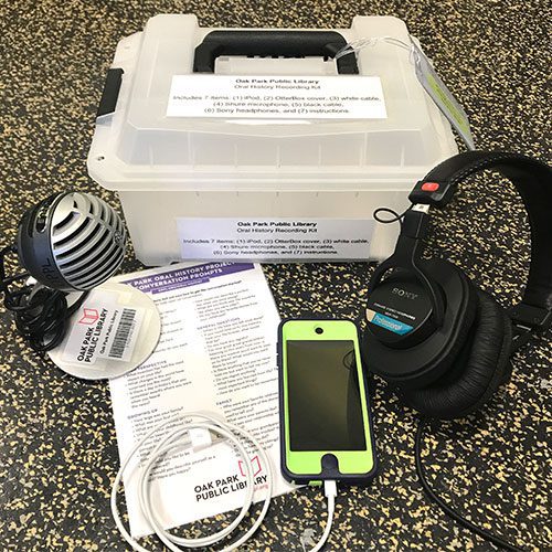 Oak Park Oral History Project kit