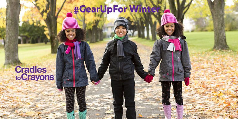 Cradles to Crayons #GearUpForWinter