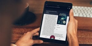 Harry Potter book shown in the Libby app