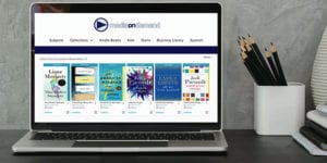 Media on Demand website on laptop