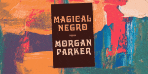 Book covers for Magical Negro, They Can't Kill Us Until They Kill Us, and Wayward Lives Beautiful Experiments on painted canvas