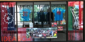 Juneteenth Idea Box exhibit at Main Library