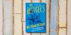 The Refugees on pastel-colored boards