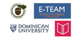 District 97 E-Team Library Dominican logos