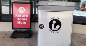 Return items here