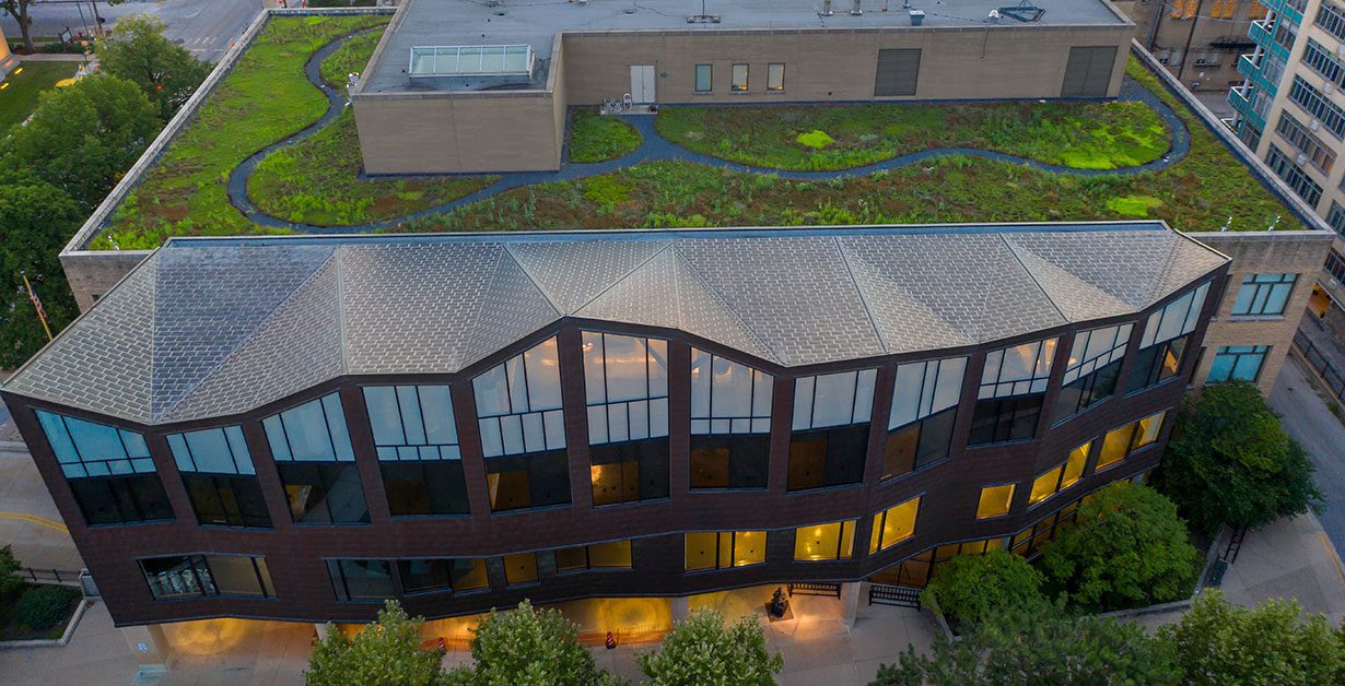 Green roof of the Main Library