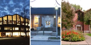 Collage of Main Library, Maze Library, Dole Library