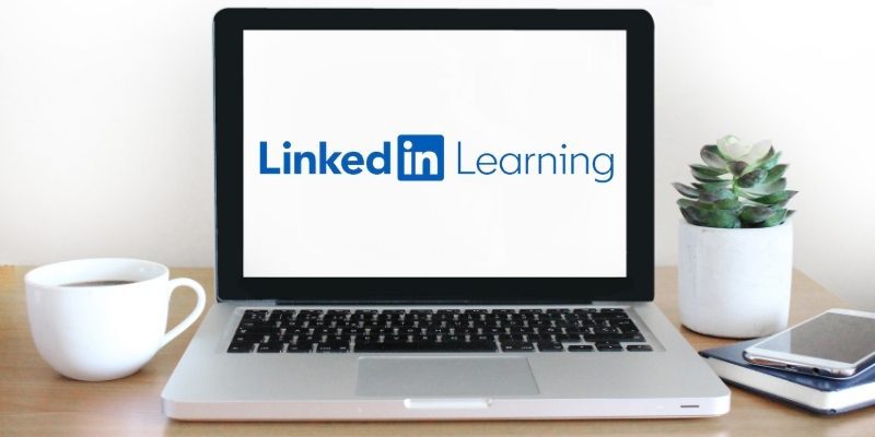 LinkedIn Learning on a laptop screen