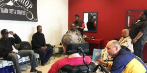 Leading Edge Barbershop at the Main Library in 2019