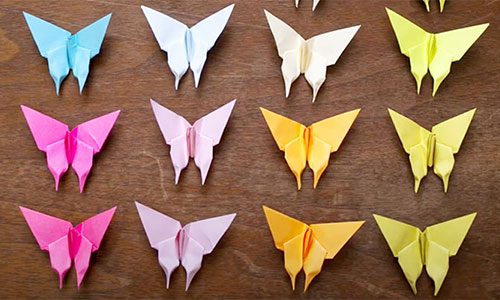 Butterfly origami
