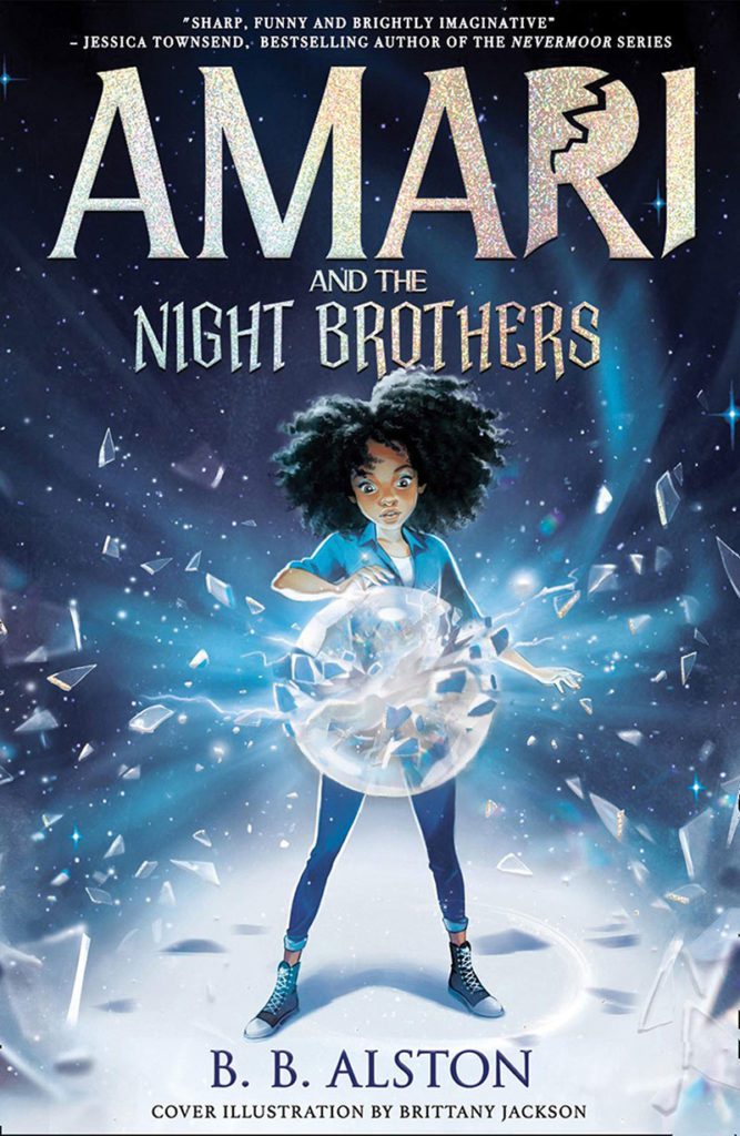 Book cover for Amari & the Night Brothers by B.B. Alston