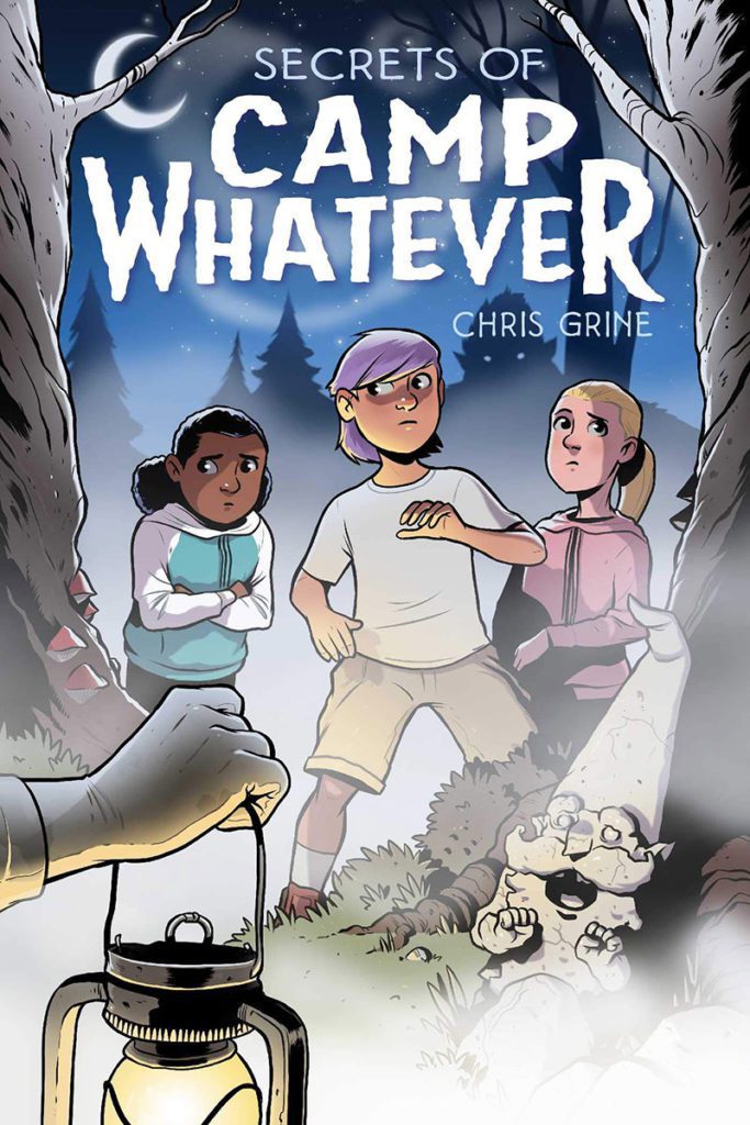 Book cover for Secrets of Camp Whatever by Chris Grine