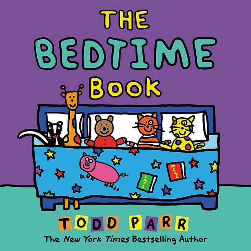 Book cover for The Bedtime Book by Todd Parr