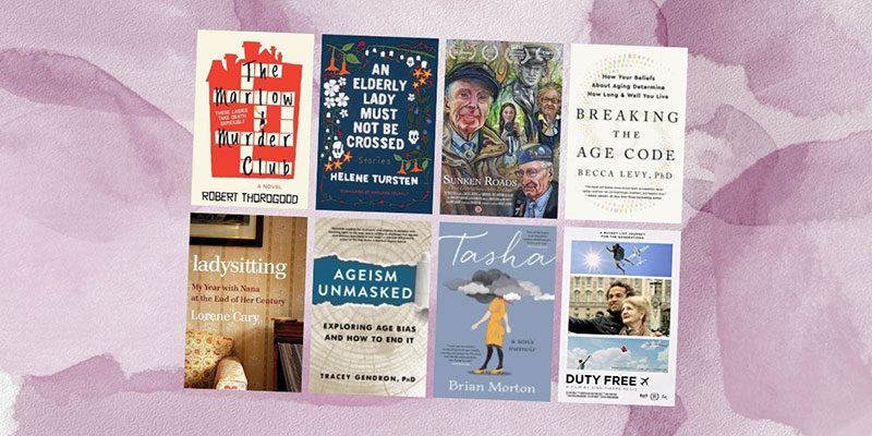 A collage of covers of books featured on this page