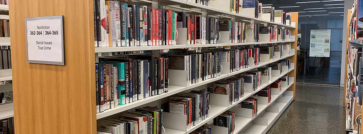 Main Library Third Floor book stacks