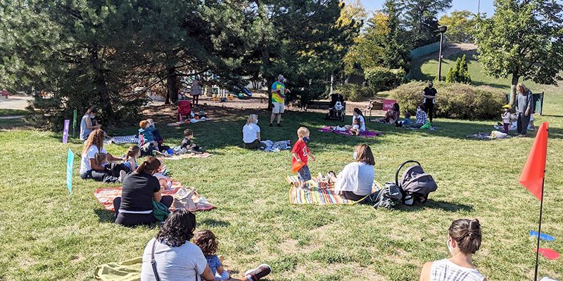 Storytime in the park