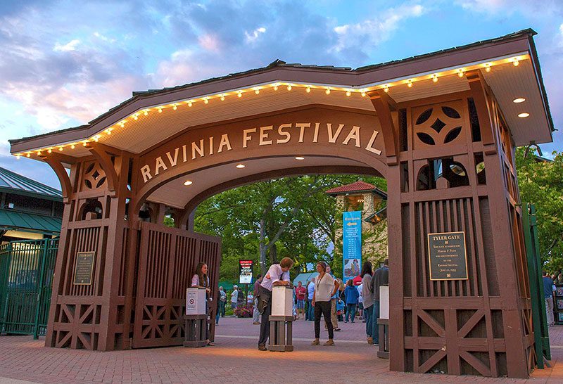 Photo of Ravinia Tyler Gate Courtesy of the Festival