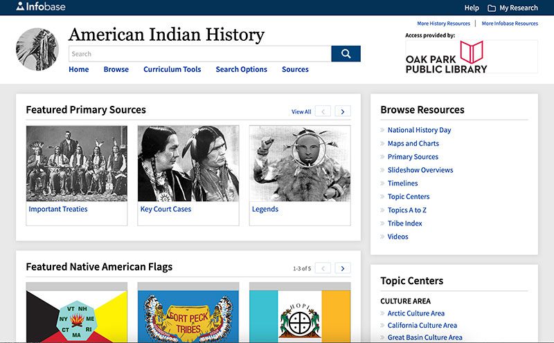 American-Indian History homepage