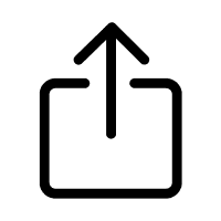 Share icon - upward arrow extending from a box