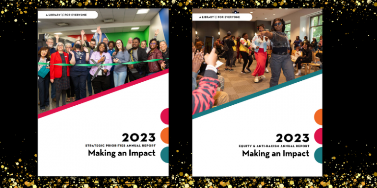 Cover images of 2023 impact reports
