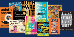 collage of book titles