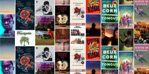 Collage of book, album, and movie covers, see titles listed below