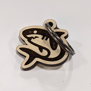 shark keychain