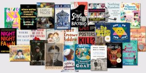 Collage of book covers featured below.