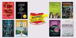 Banned Books week book cover collage.
