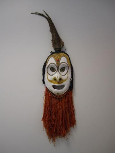 Third floor, south wall: Mask by Geraldine McCullough