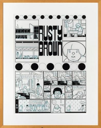 Third floor, Study Room B: Rusty Brown: Where Will We Be in 2003 by Chris Ware